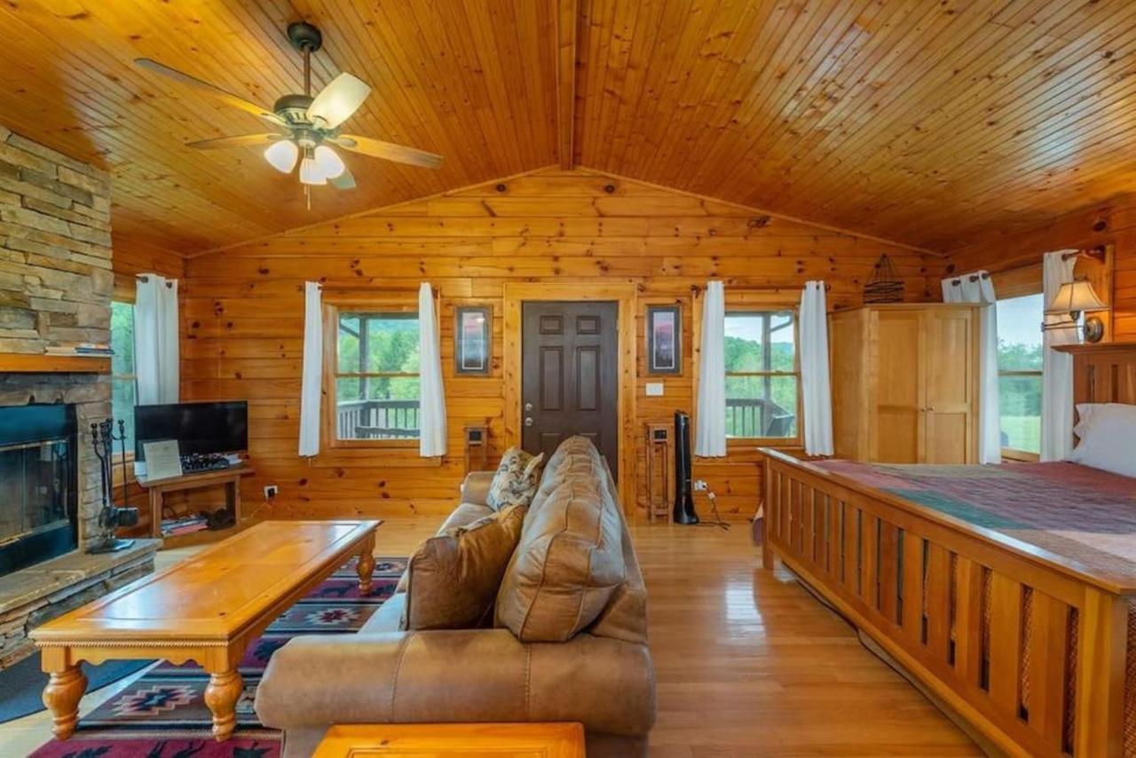 Log Cabin Stunning Mountain Views On 12 Acres Candler Exterior foto